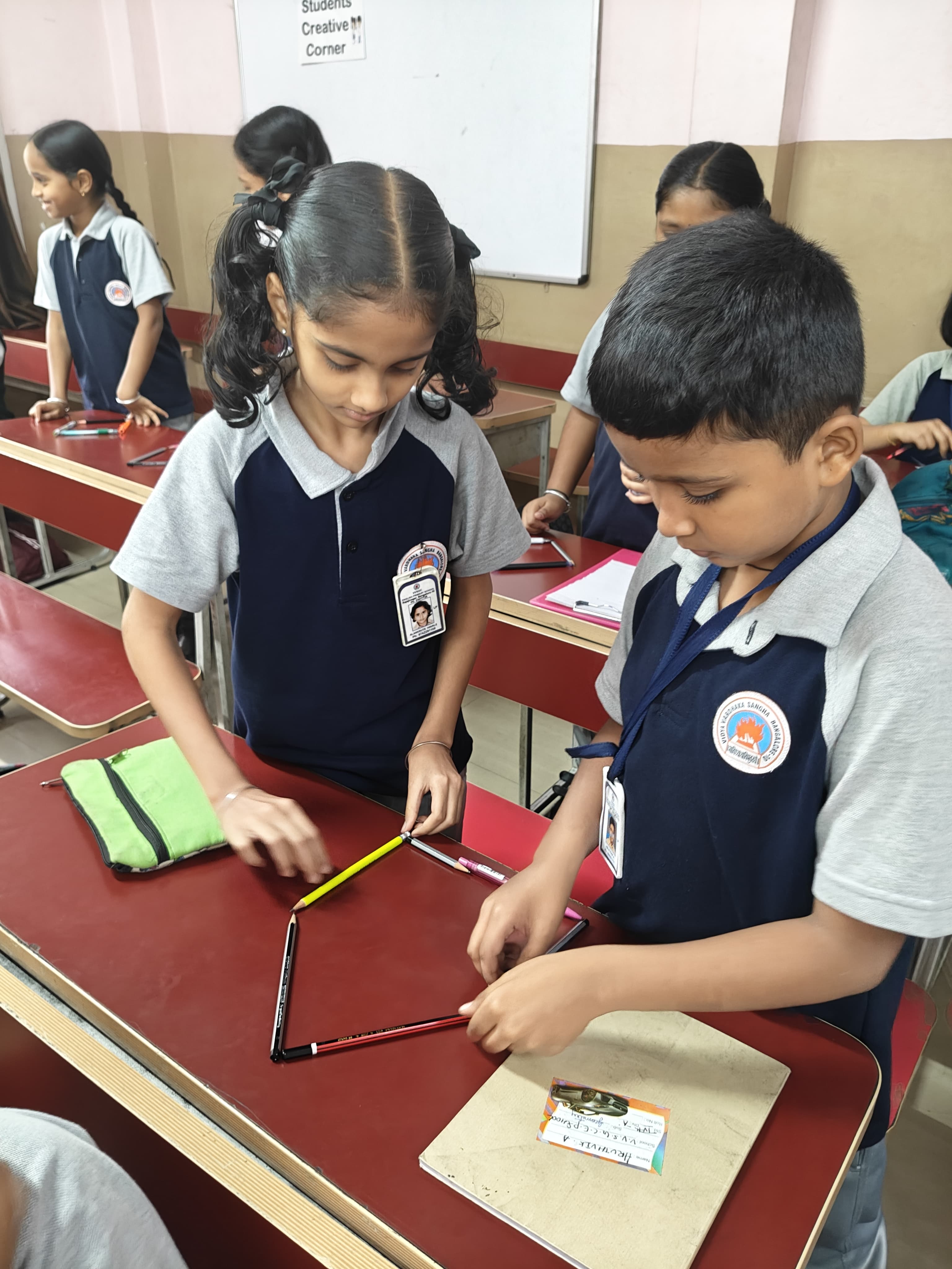 Primary students performing in a co-curricular activity