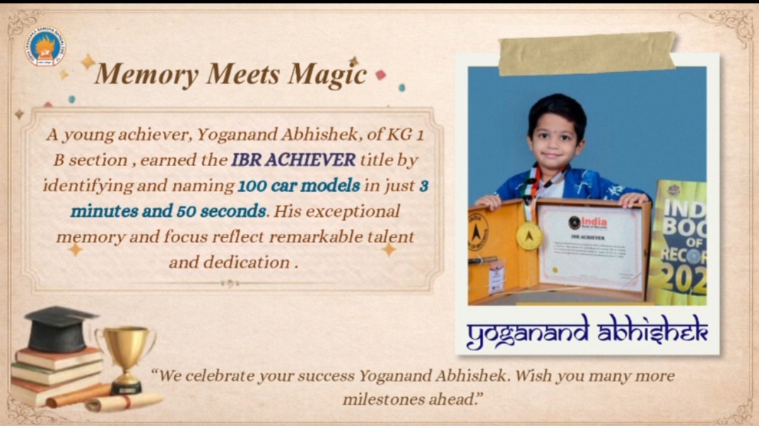 Prize distribution highlight from school competition